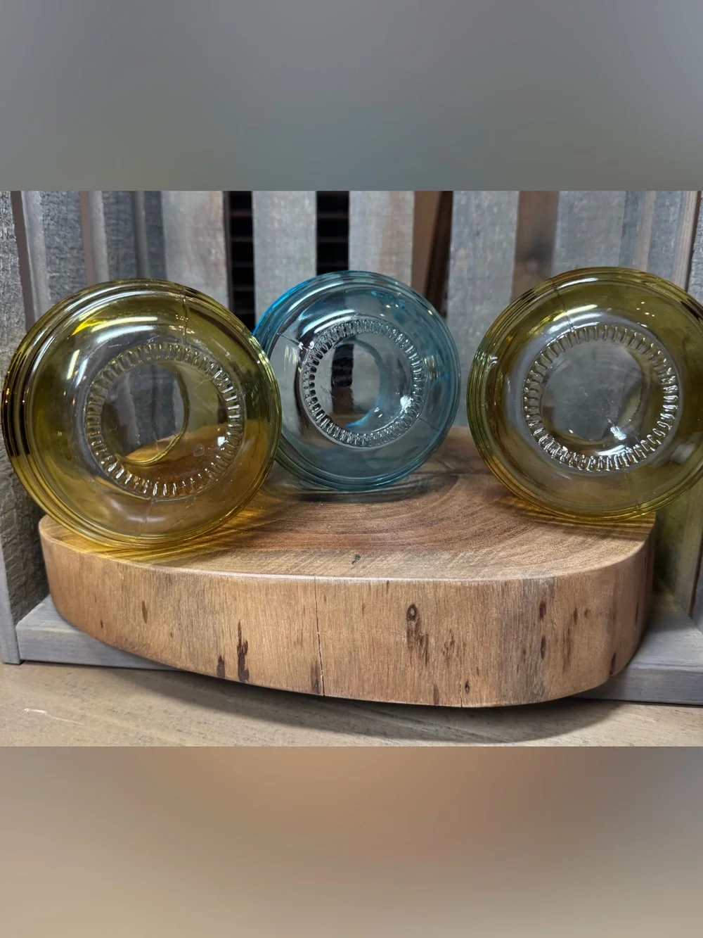 Set of 3 Vintage 21oz. “Original Mason” Wine Glasses